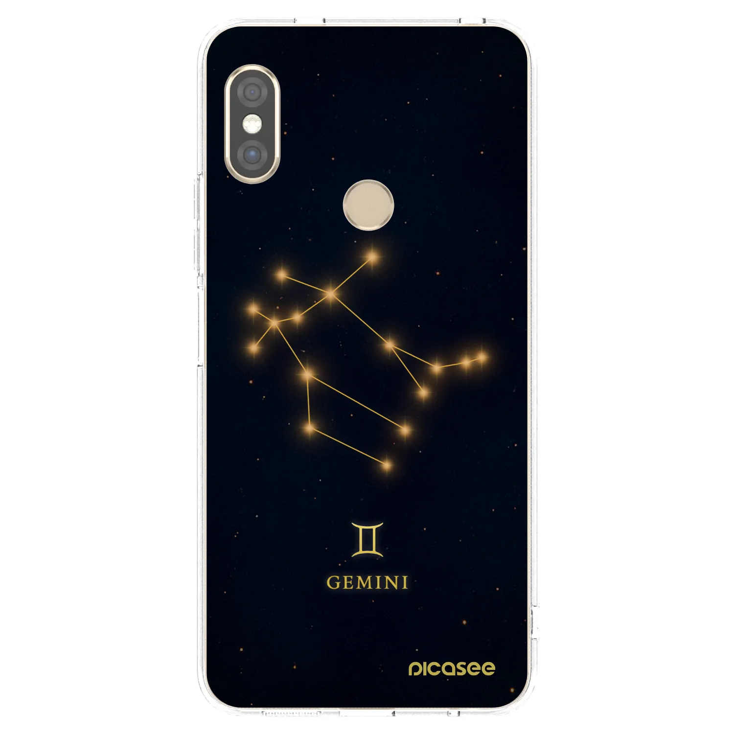 Picasee Xiaomi Redmi Note 5 Global Hülle - Transparentes Silikon - GEMINI