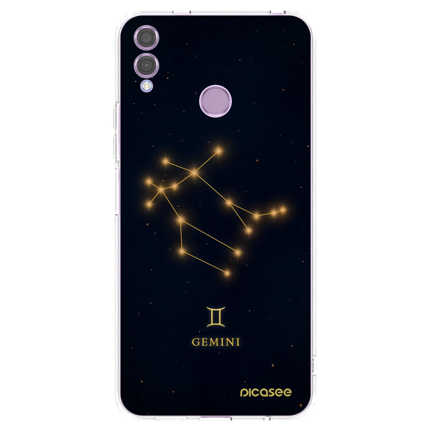 Picasee Honor 8X Hülle - Transparentes Silikon - GEMINI