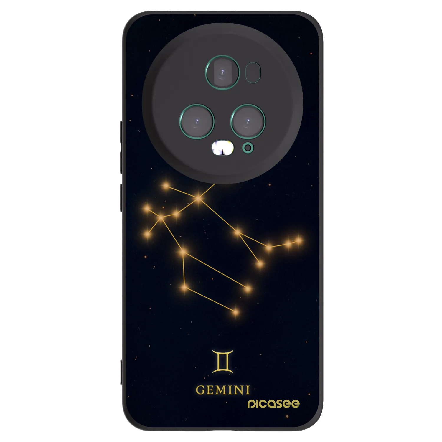 Picasee Honor Magic5 Pro Hülle - Schwarzes Silikon - GEMINI