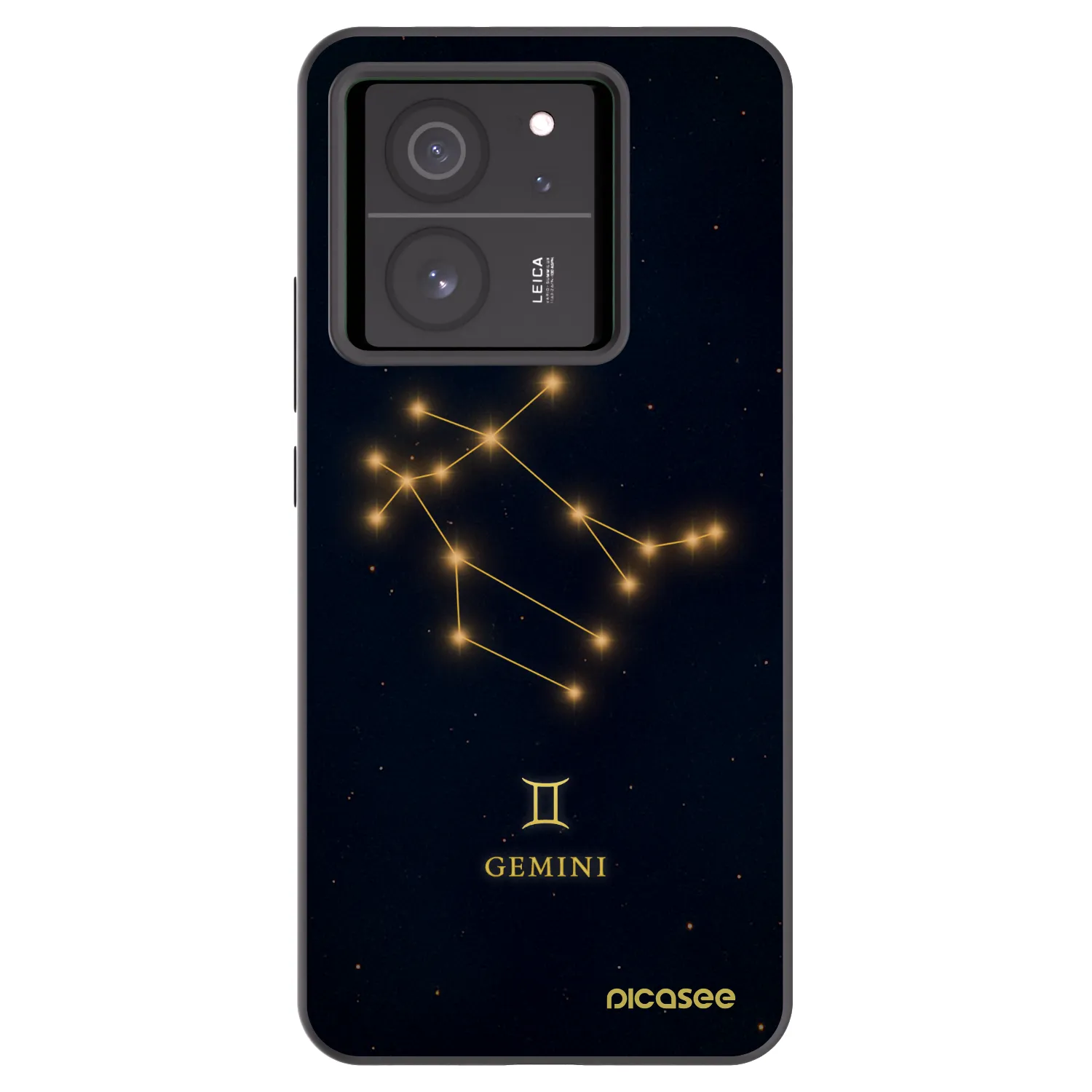 Picasee Xiaomi 13T Hülle - Schwarzes Silikon - GEMINI