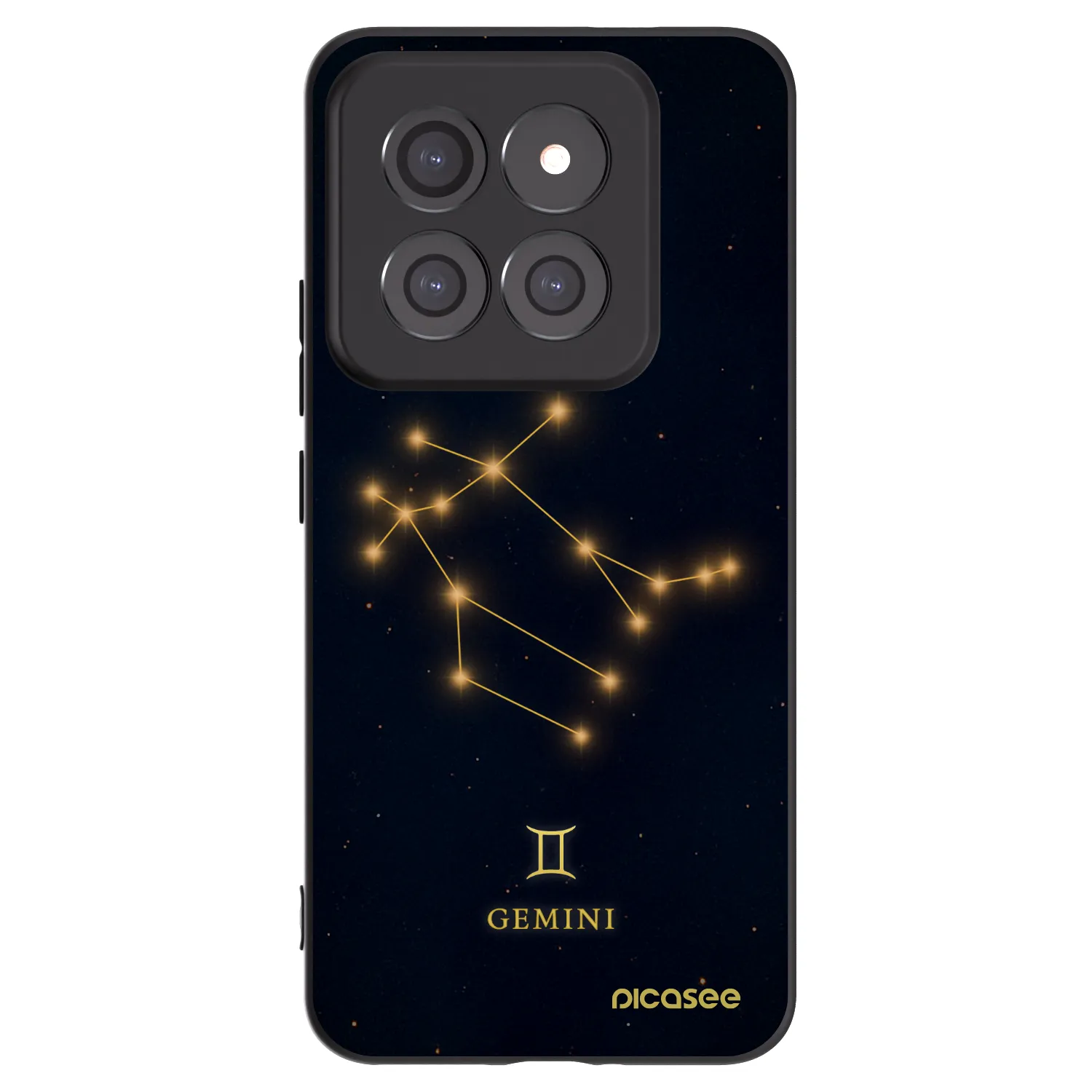 Picasee Xiaomi 14 Pro Hülle - Schwarzes Silikon - GEMINI