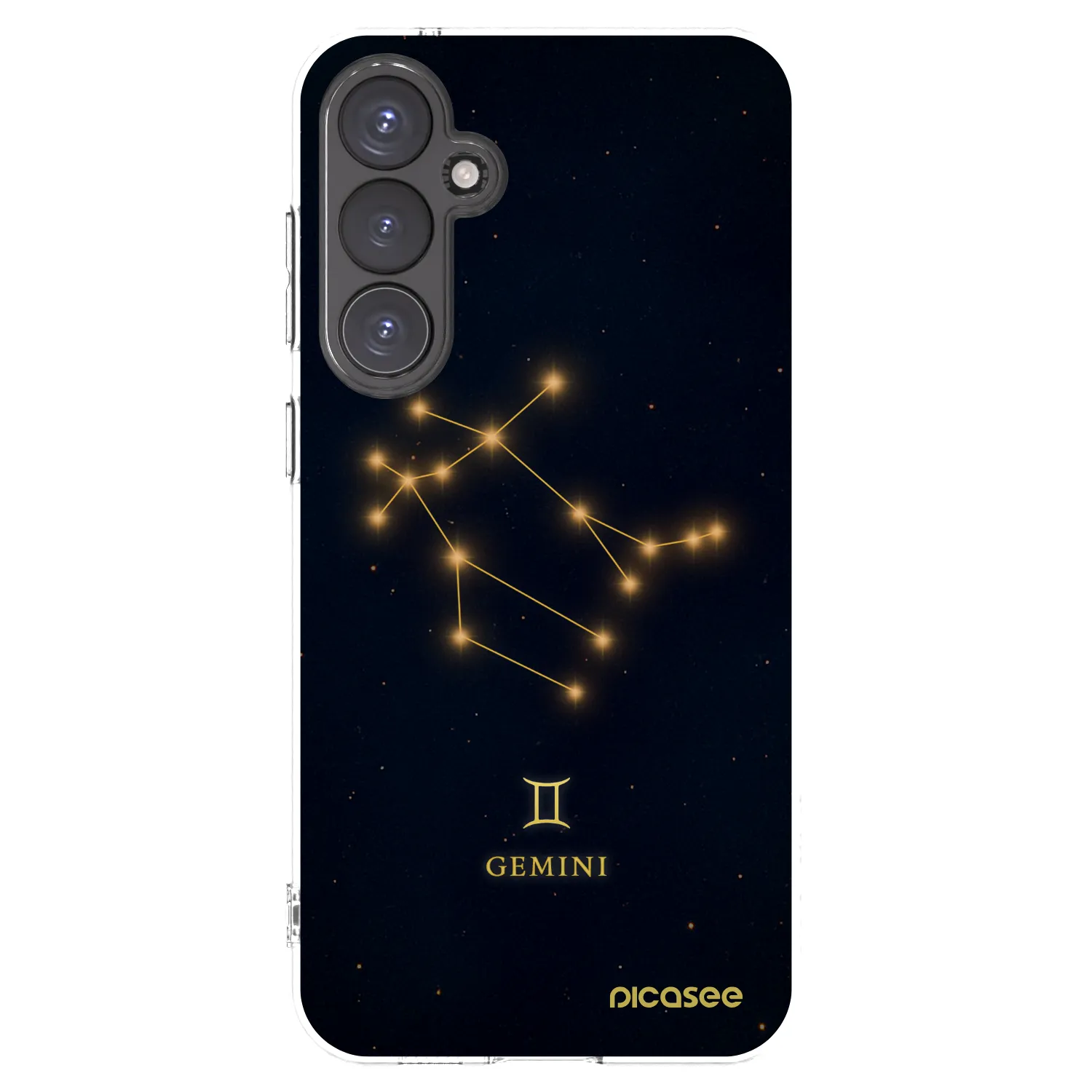 Picasee Samsung Galaxy S23 FE S711B Hülle - Transparentes Silikon - GEMINI