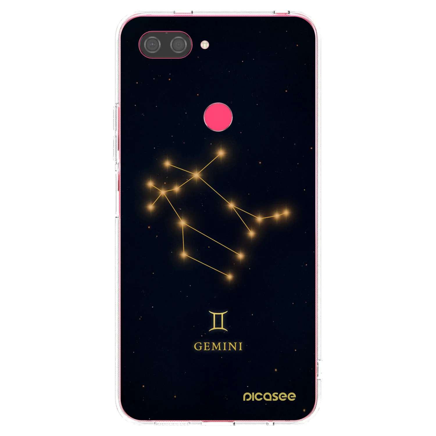 Picasee Xiaomi Mi 8 Lite Hülle - Transparentes Silikon - GEMINI