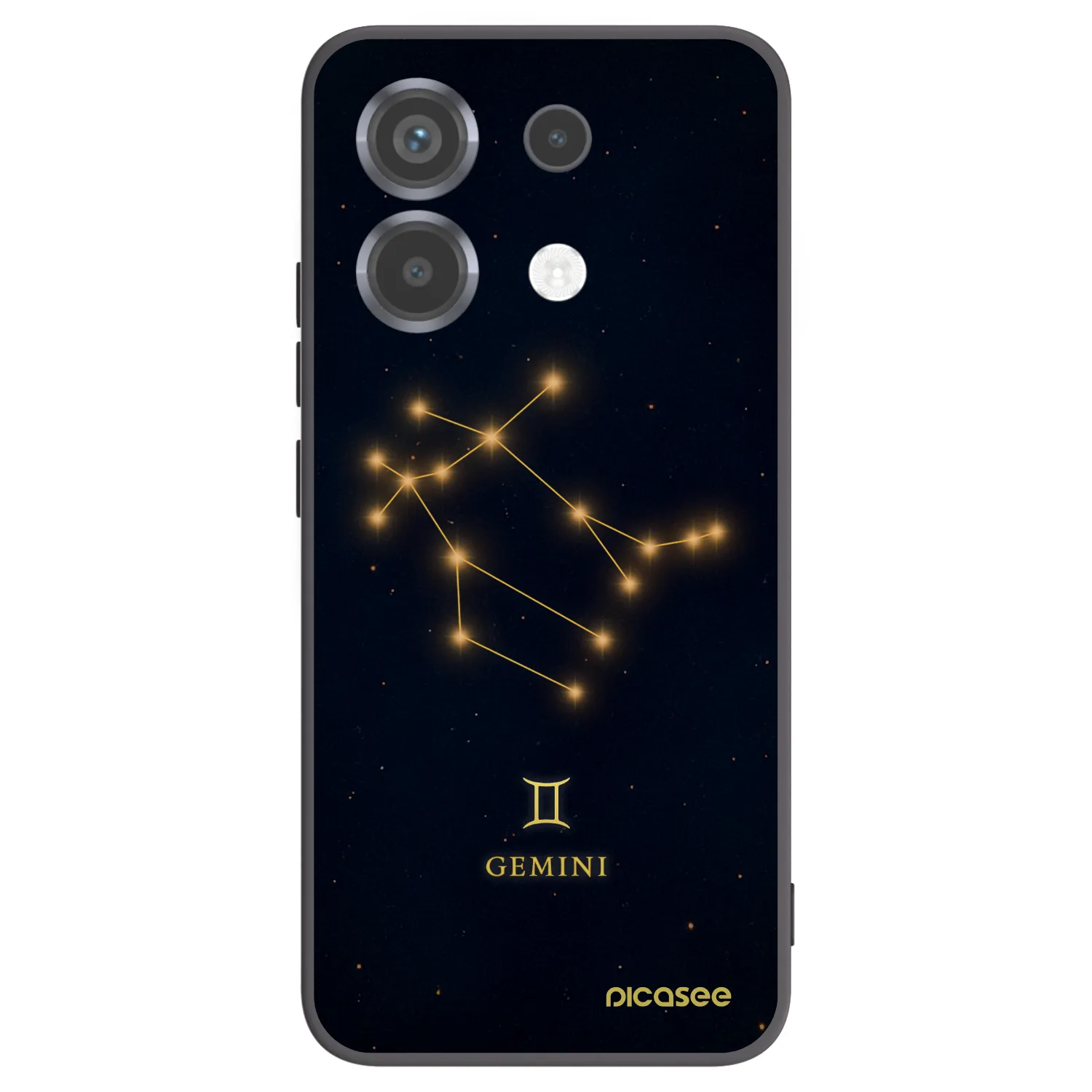 Picasee Xiaomi Poco X6 Hülle - Schwarzes Silikon - GEMINI