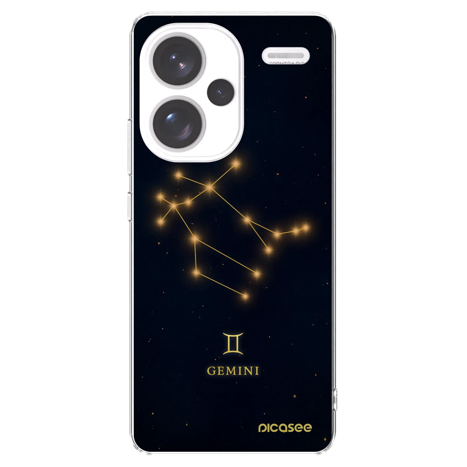 Picasee Xiaomi Redmi Note 13 Pro+ 5G Hülle - Transparentes Silikon - GEMINI