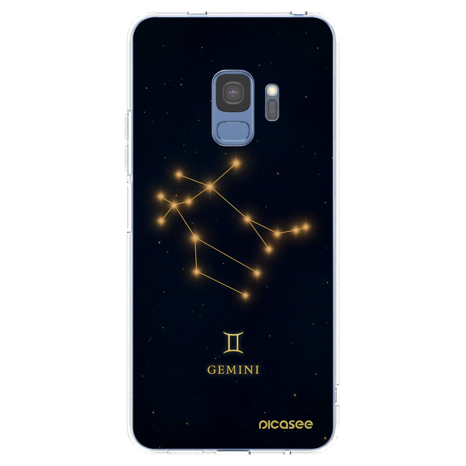 Picasee Samsung Galaxy S9 G960F Hülle - Transparentes Silikon - GEMINI