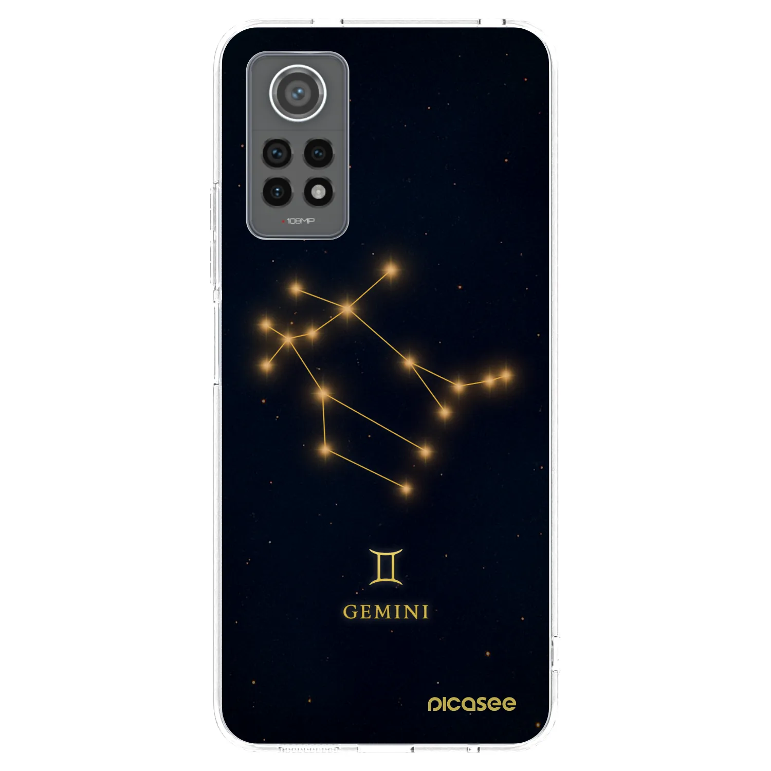 Picasee Xiaomi Redmi Note 12 Pro 4G Hülle - Transparentes Silikon - GEMINI