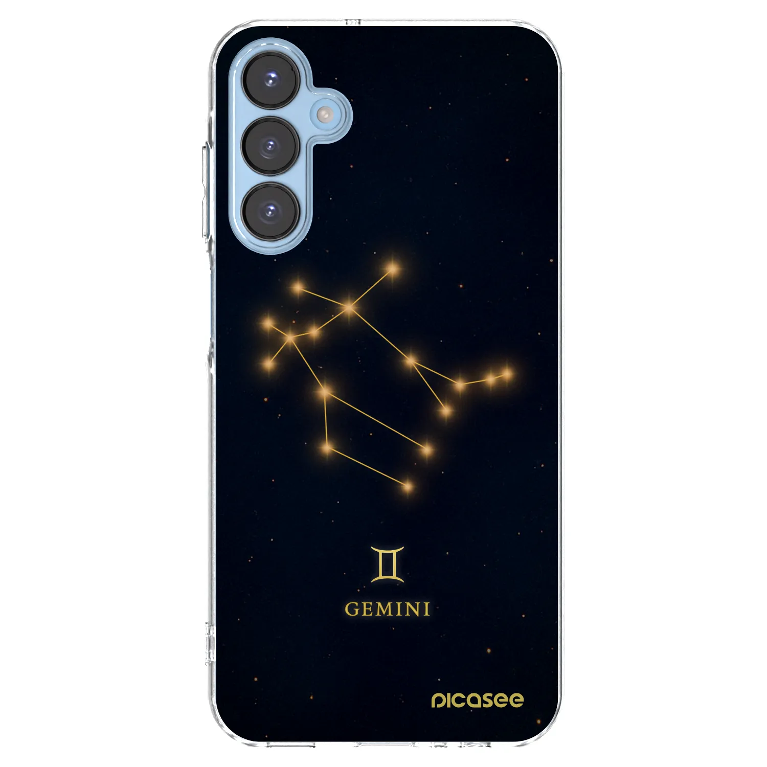Picasee Samsung Galaxy A15 A156B 5G Hülle - Transparentes Silikon - GEMINI