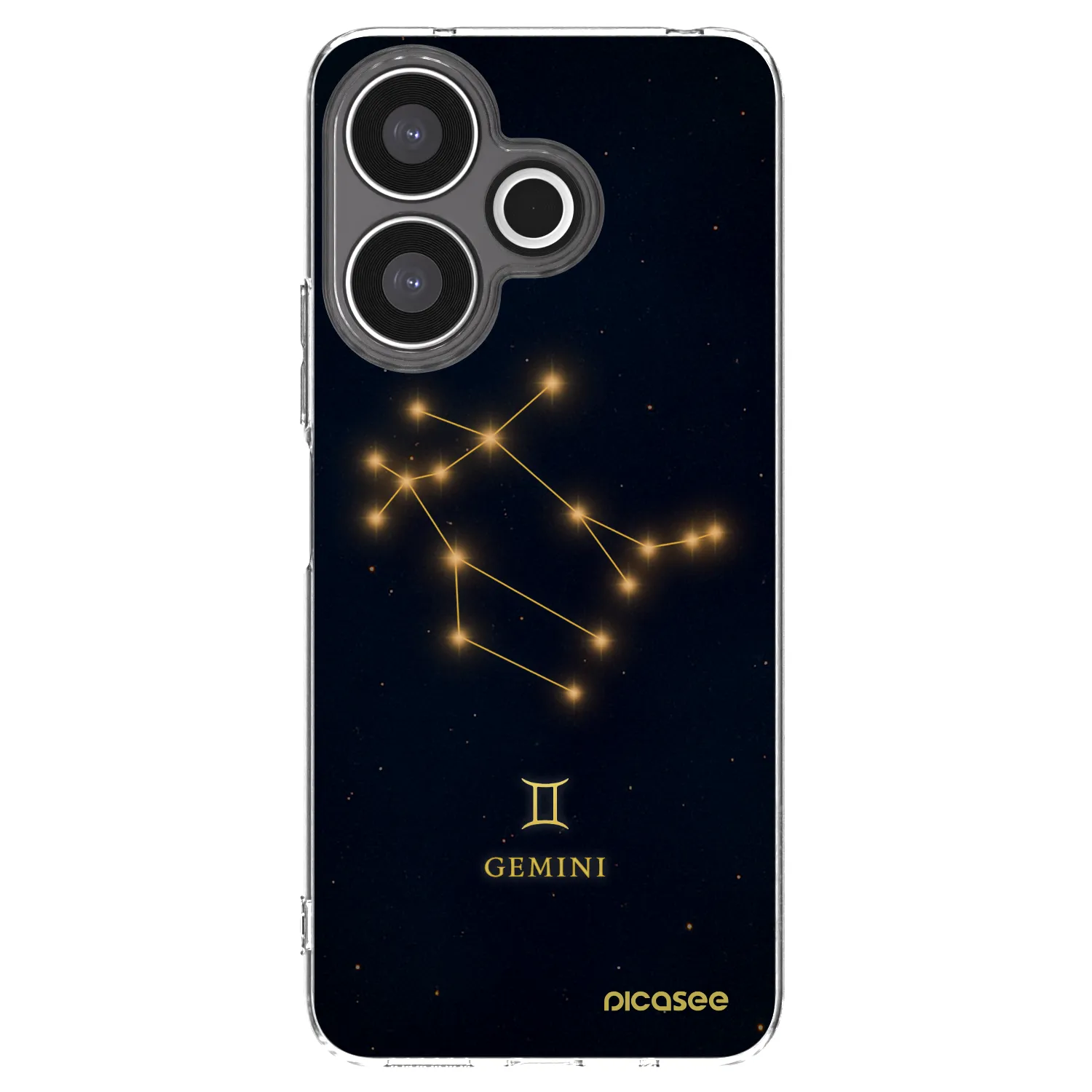 Picasee Xiaomi Redmi 13 4G Hülle - Transparentes Silikon - GEMINI