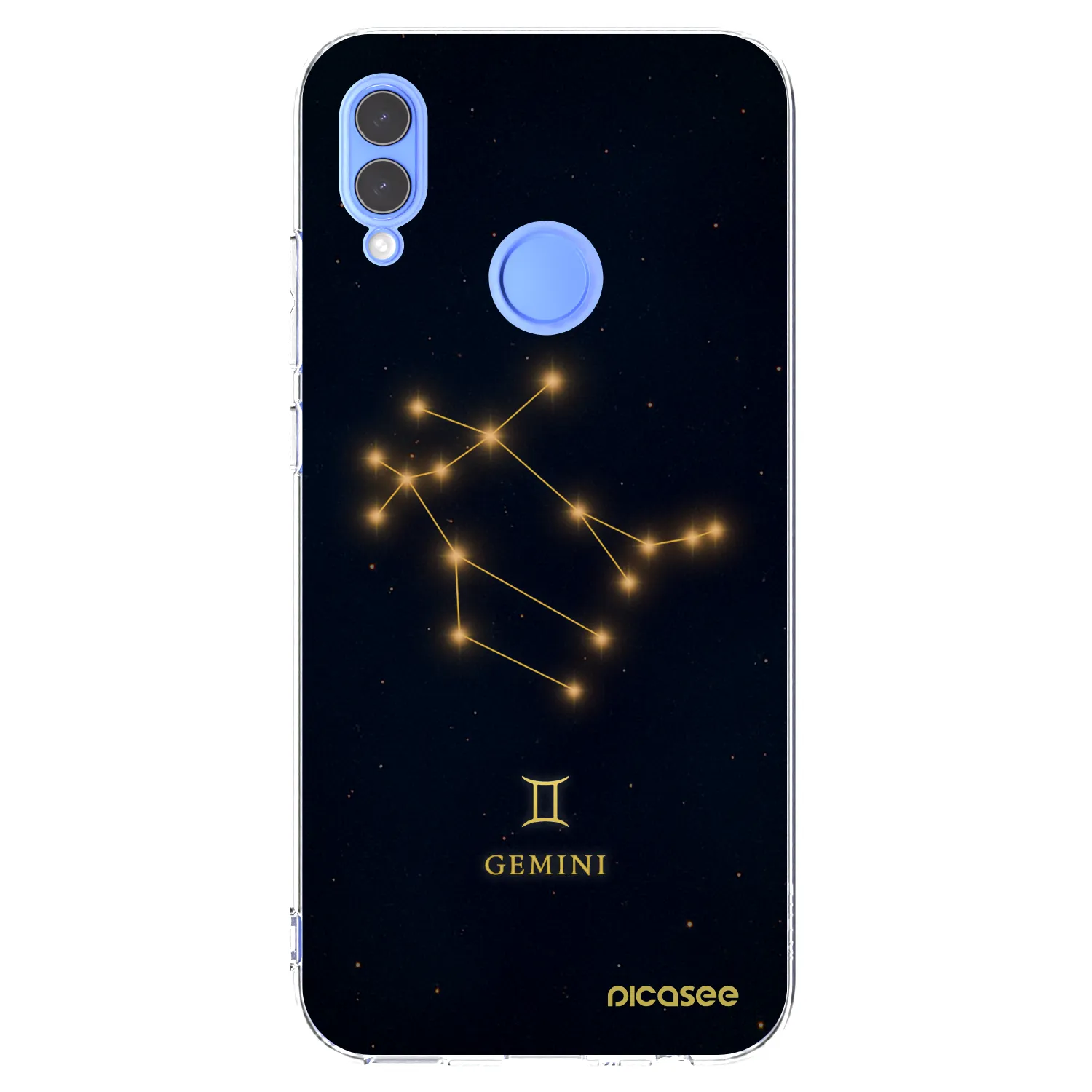 Picasee Honor 10 Lite Hülle - Transparentes Silikon - GEMINI