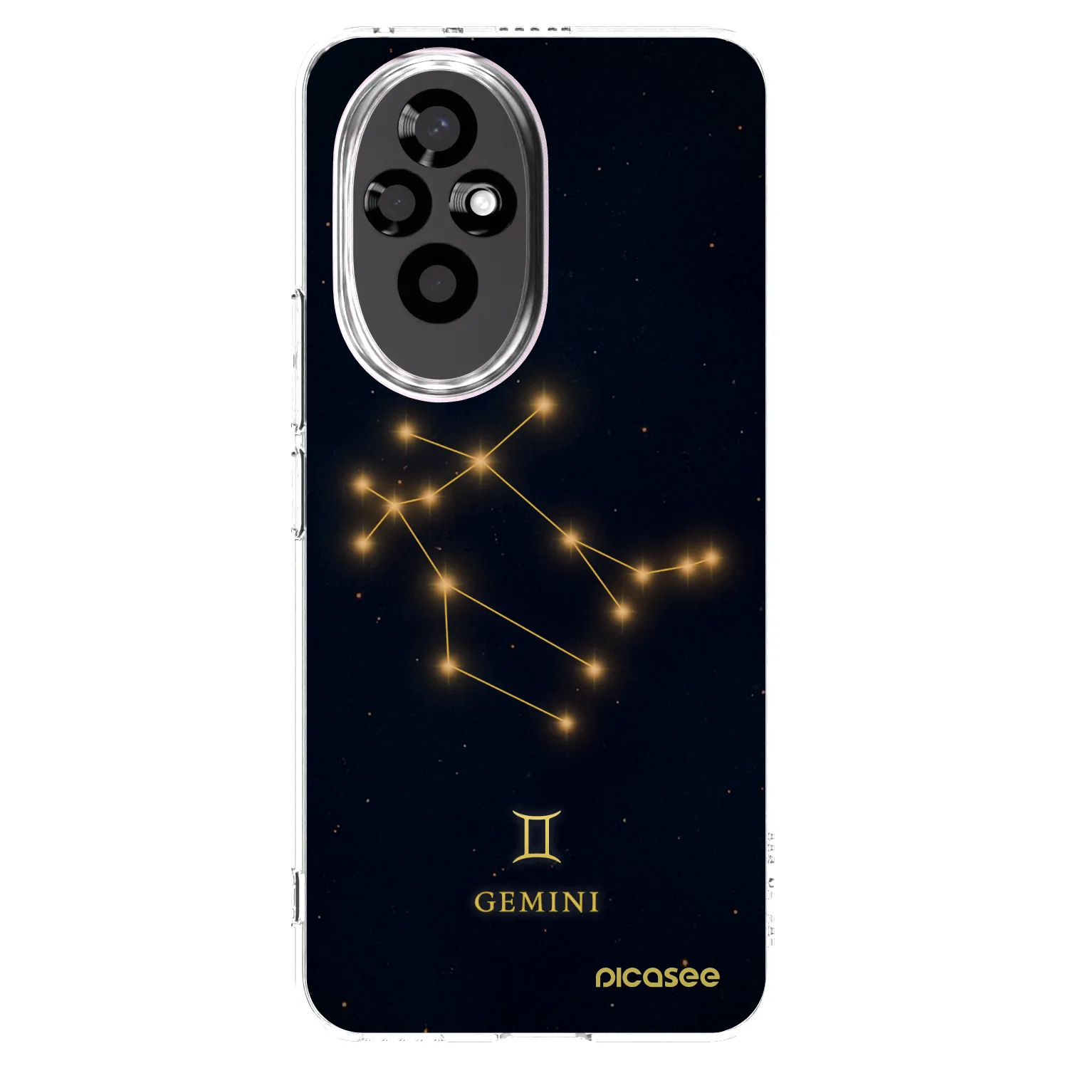 Picasee Honor 200 Pro 5G Hülle - Transparentes Silikon - GEMINI