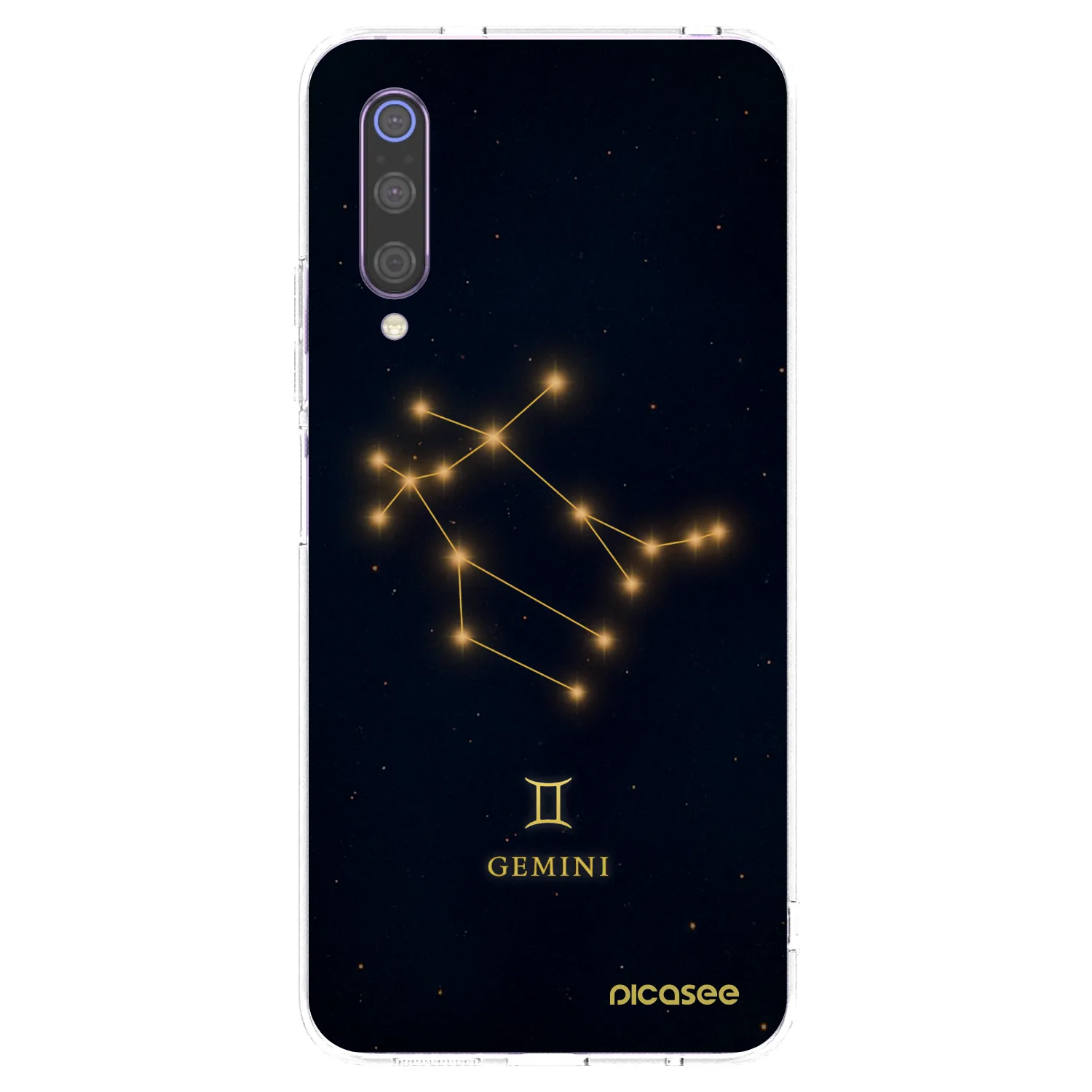 Picasee Xiaomi Mi 9 Hülle - Transparentes Silikon - GEMINI