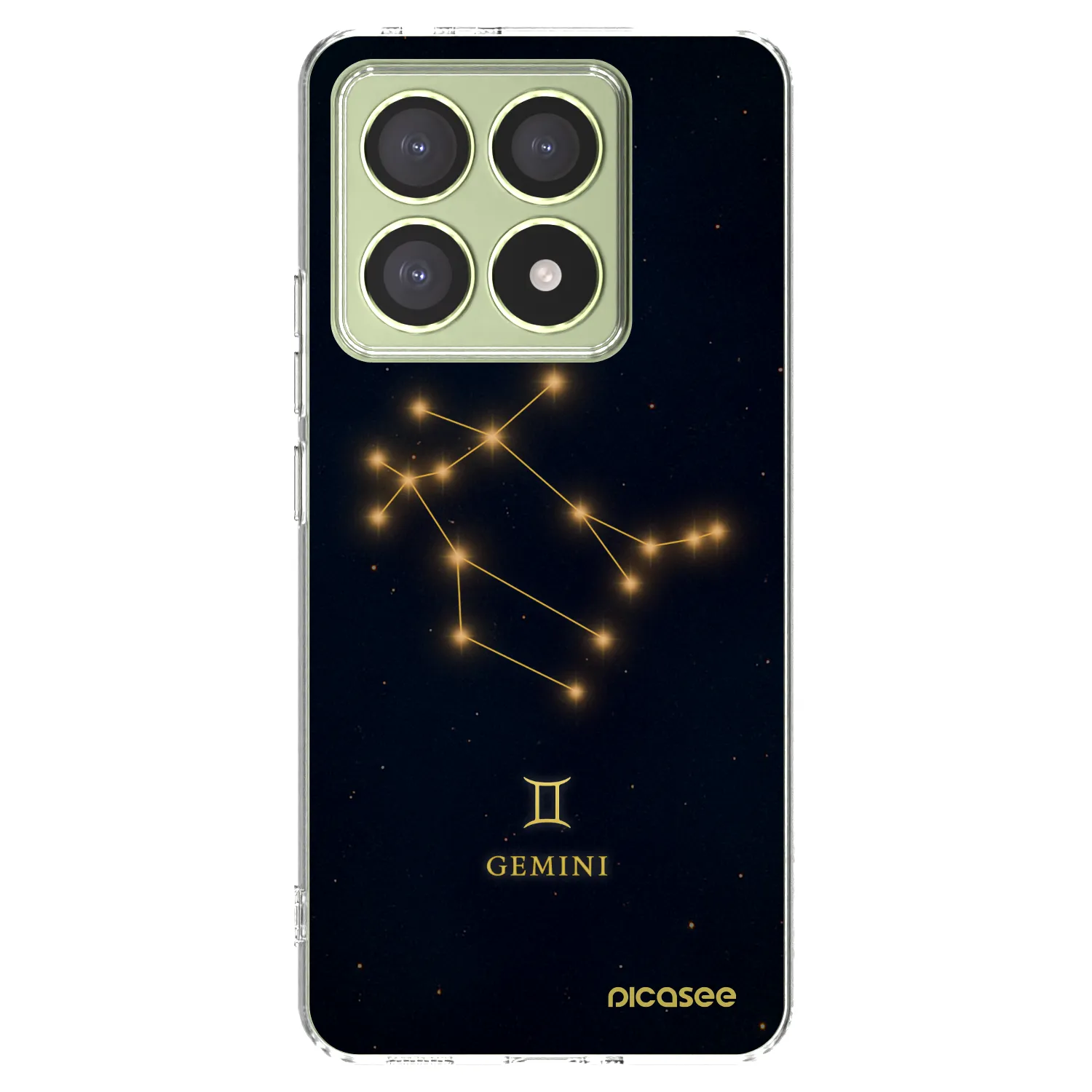 Picasee Xiaomi 14T Hülle - Transparentes Silikon - GEMINI