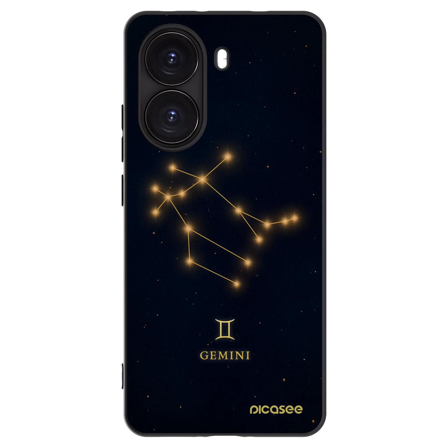 Picasee Xiaomi Poco X7 Pro 5G Hülle - Schwarzes Silikon - GEMINI