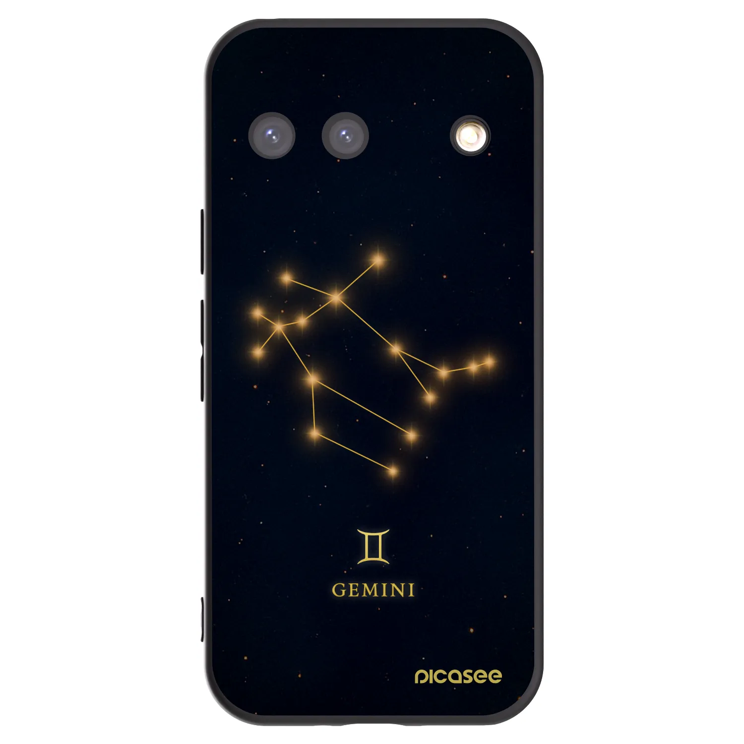 Picasee Google Pixel 9 Hülle - Schwarzes Silikon - GEMINI