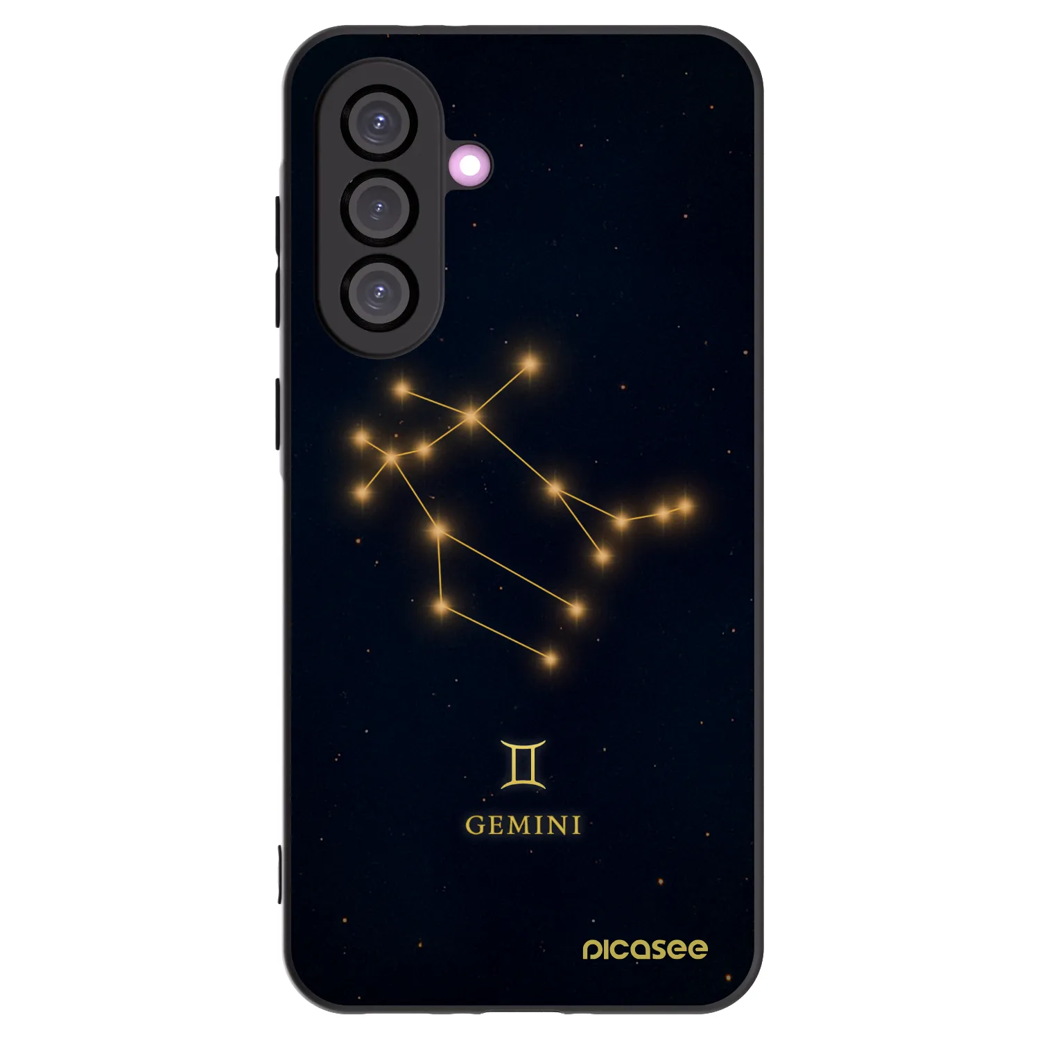 Picasee Samsung Galaxy A36 5G Hülle - Schwarzes Silikon - GEMINI