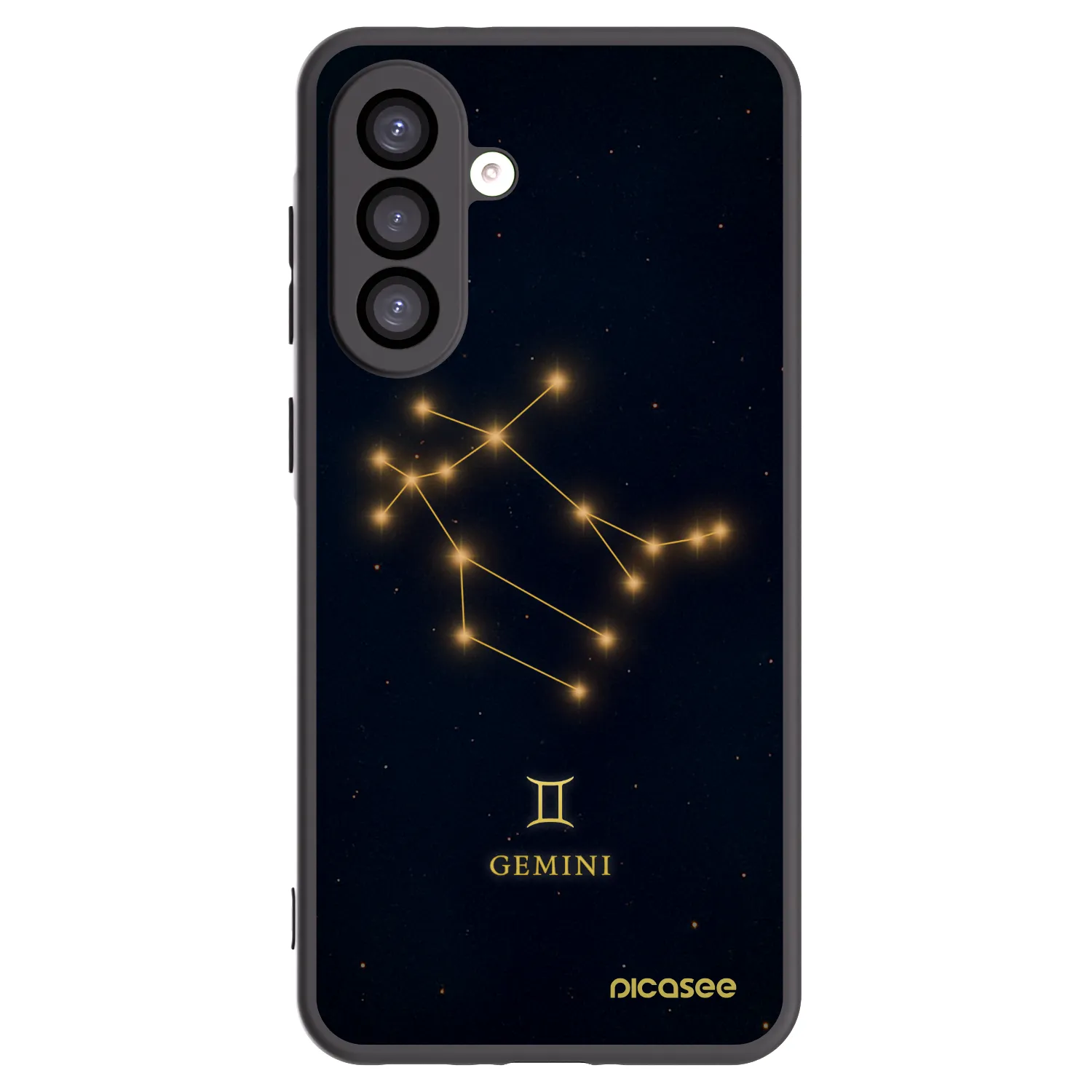 Picasee Samsung Galaxy A26 5G A266B Hülle - Schwarzes Silikon - GEMINI