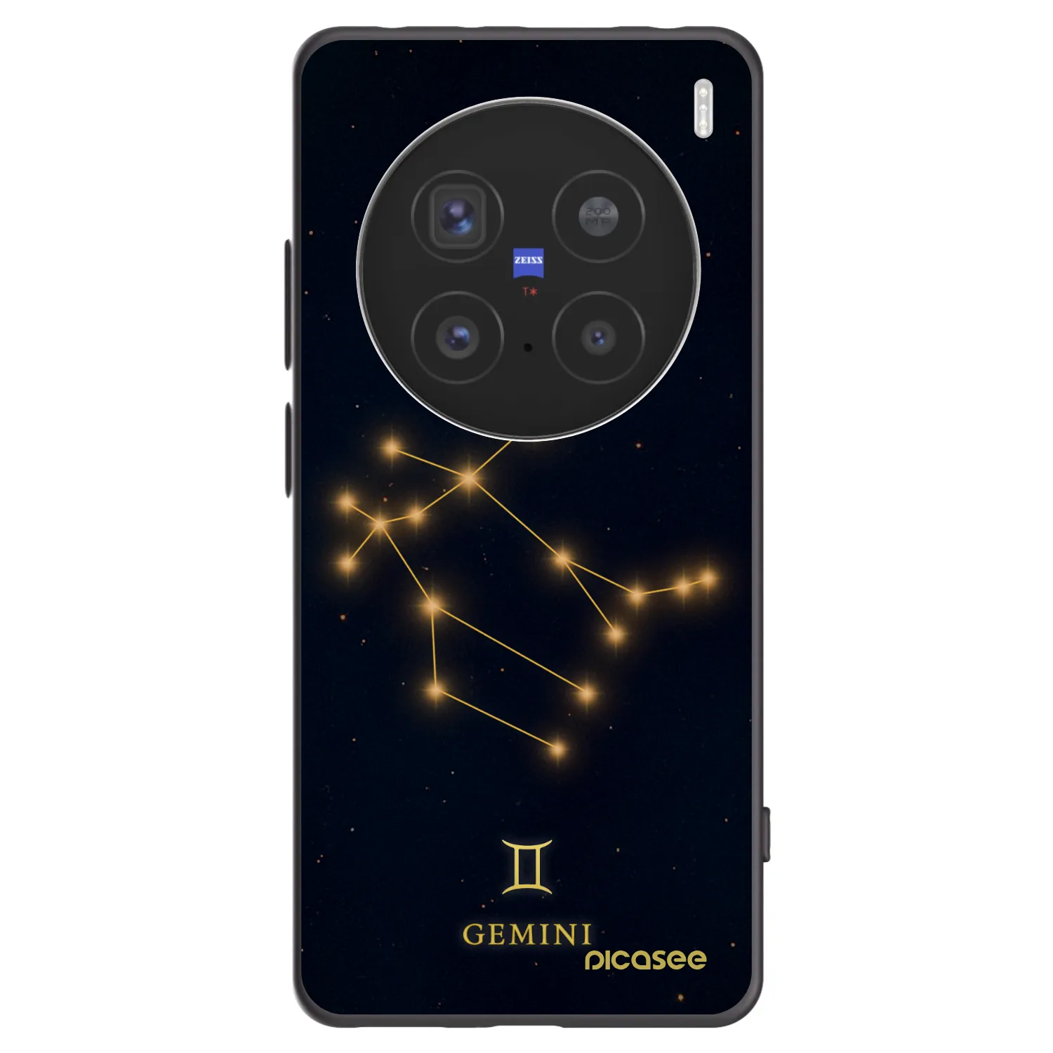 Picasee Vivo X200 Pro Hülle - Schwarzes Silikon - GEMINI