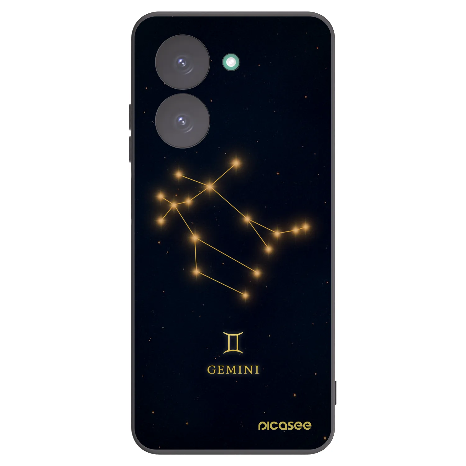 Picasee Xiaomi Redmi A5 Hülle - Schwarzes Silikon - GEMINI