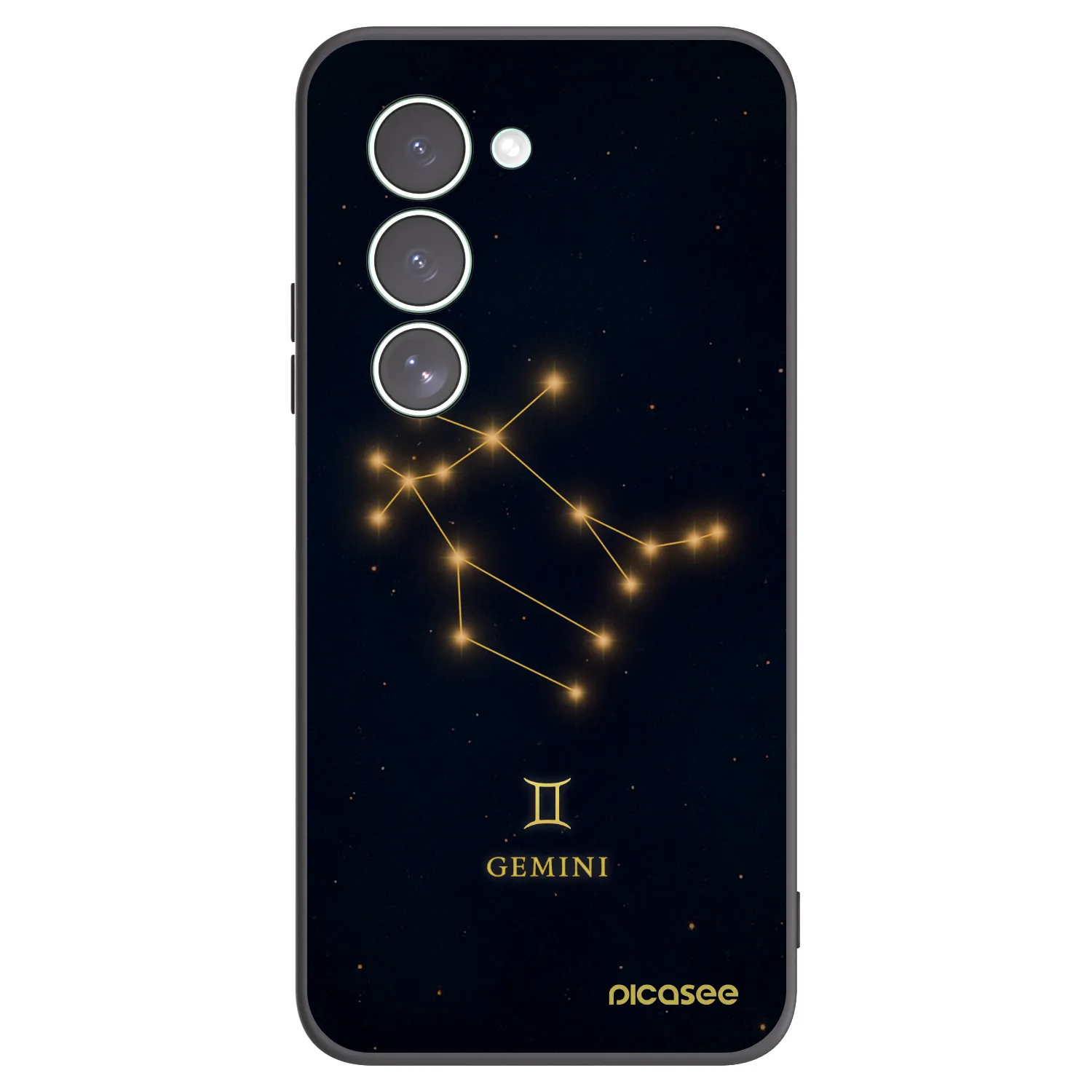 Picasee Xiaomi Redmi 15 5G Hülle - Schwarzes Silikon - GEMINI