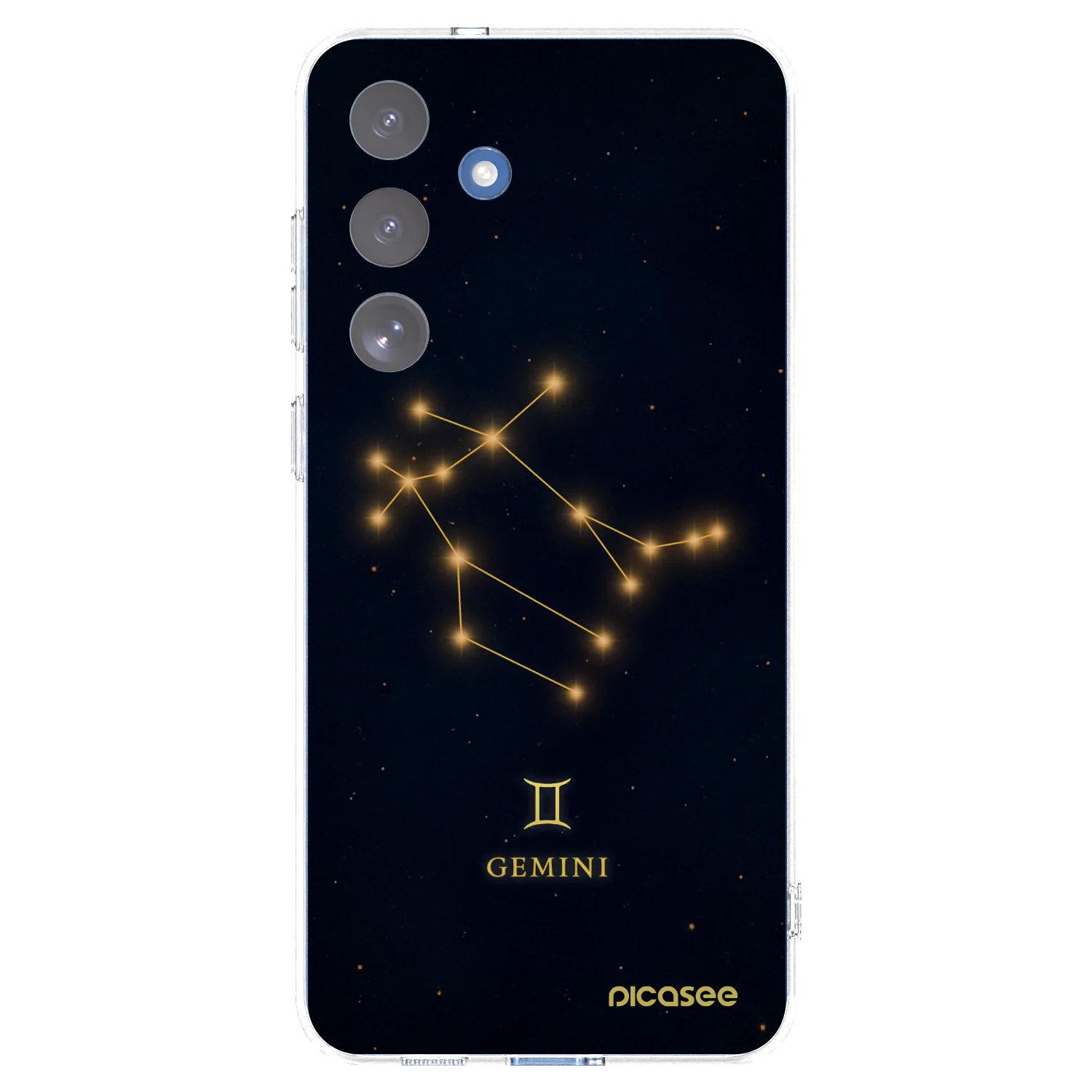 Picasee Samsung Galaxy S25 FE 5G Hülle - Transparentes Silikon - GEMINI
