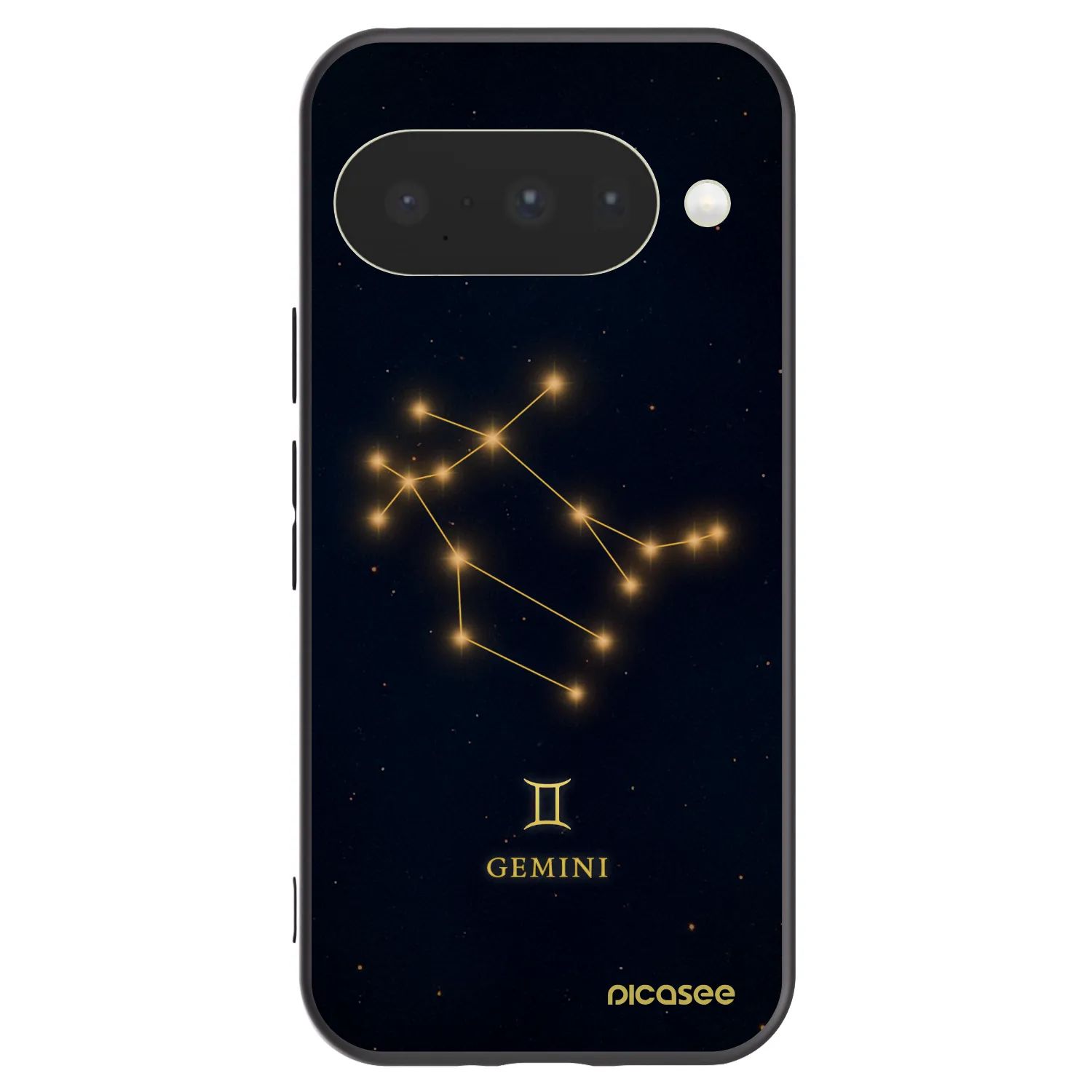 Picasee Google Pixel 10 Hülle - Schwarzes Silikon - GEMINI