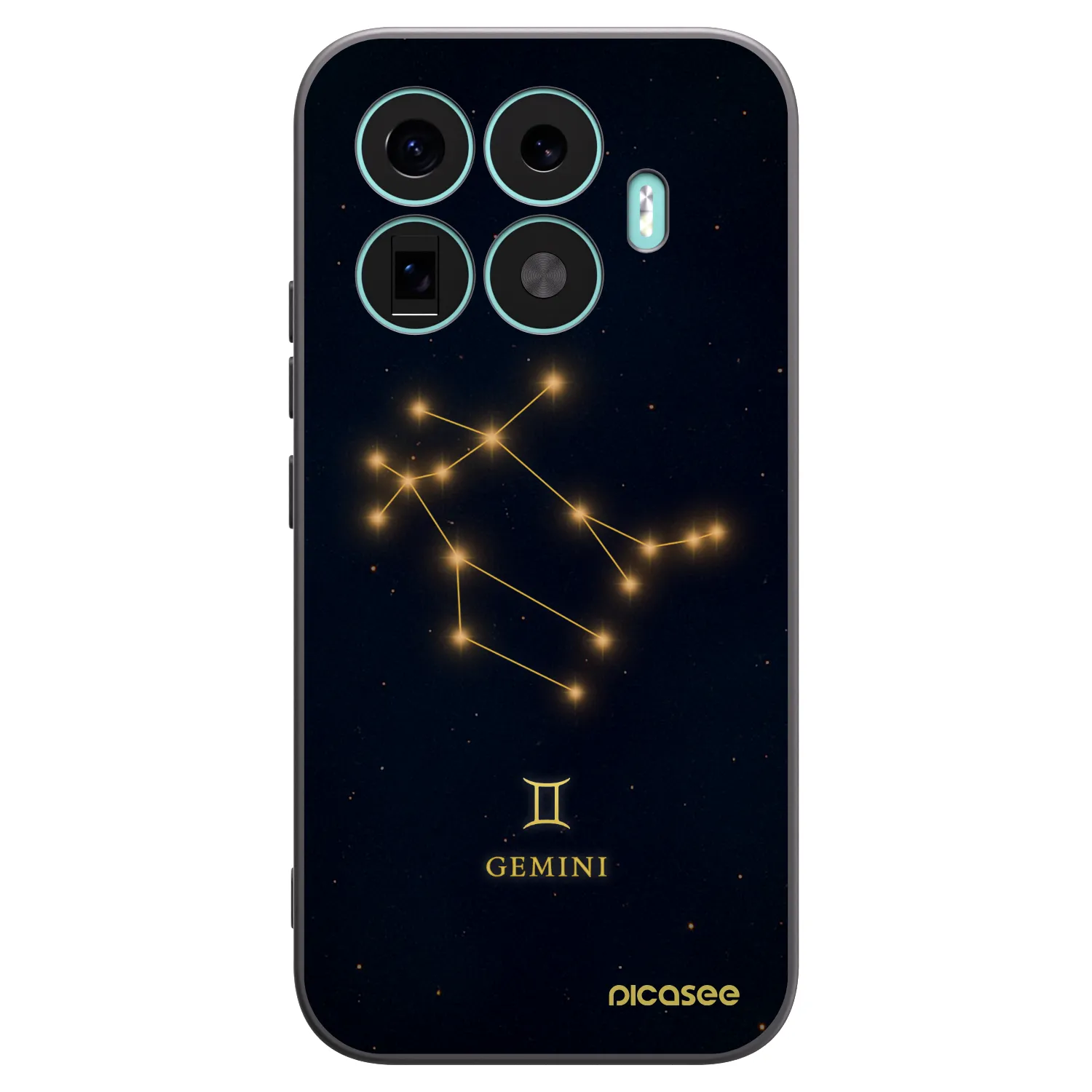 Picasee Xiaomi 17T Hülle - Schwarzes Silikon - GEMINI