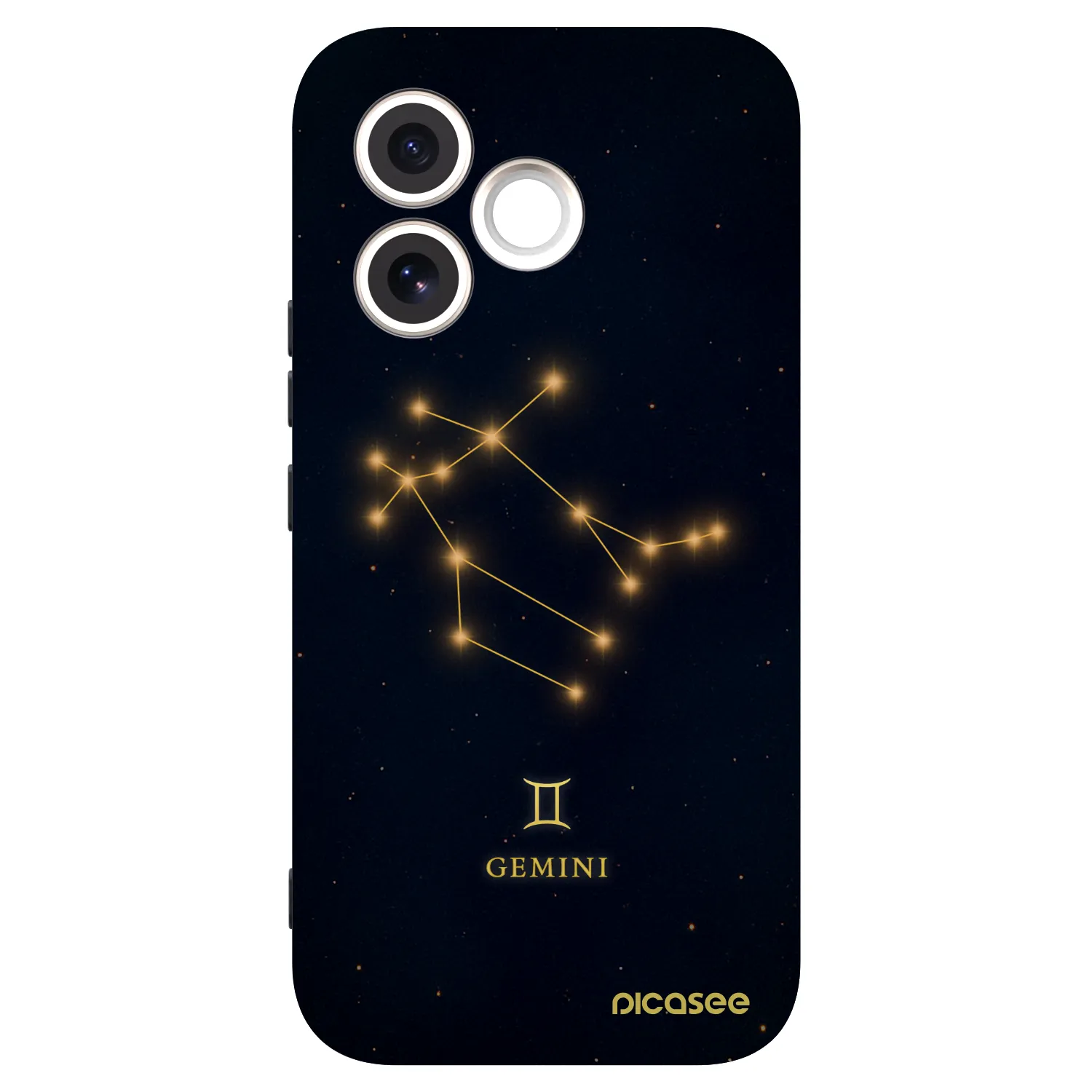 Picasee Honor 600 Lite Hülle - Schwarzes Silikon - GEMINI