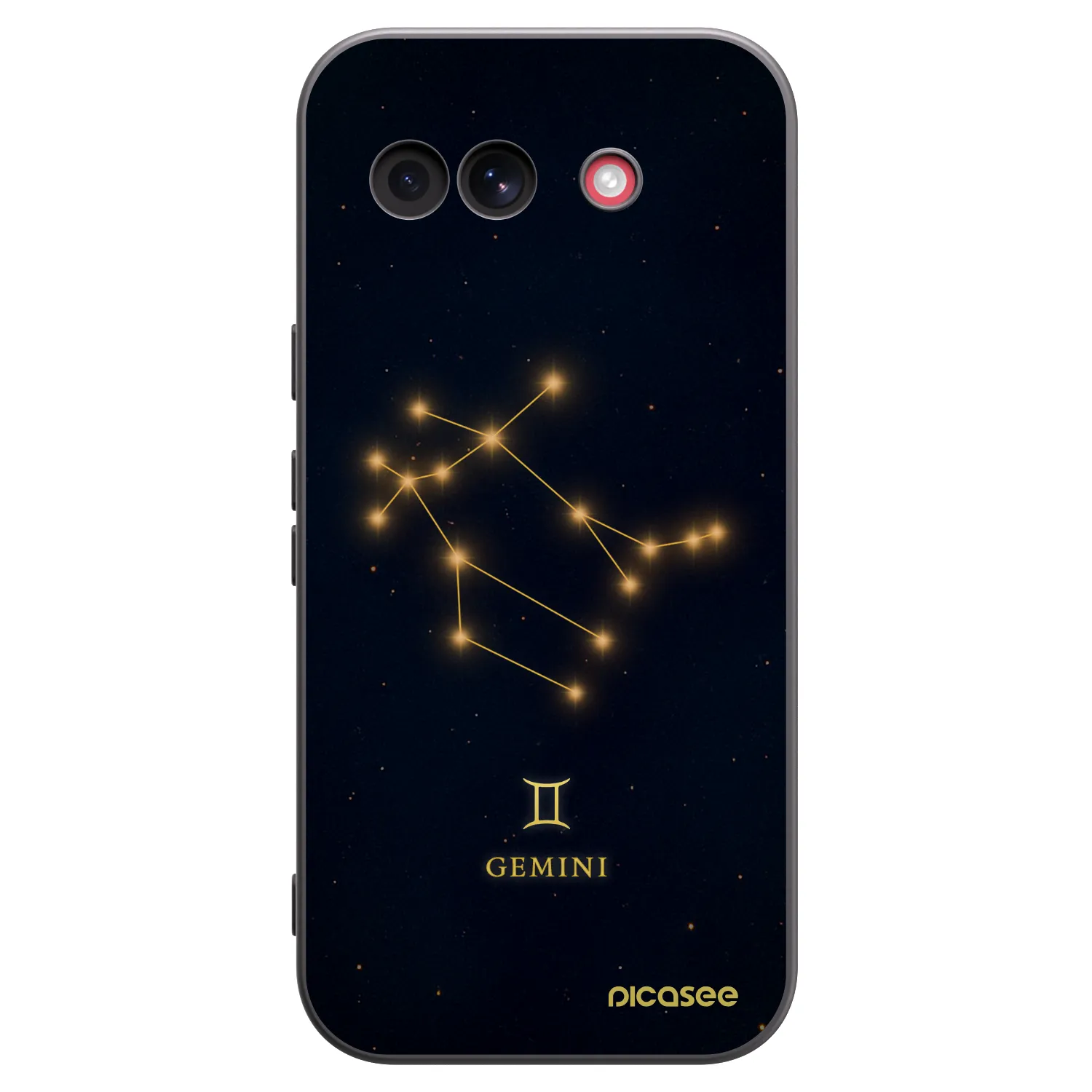 Picasee Google Pixel 10a Hülle - Schwarzes Silikon - GEMINI