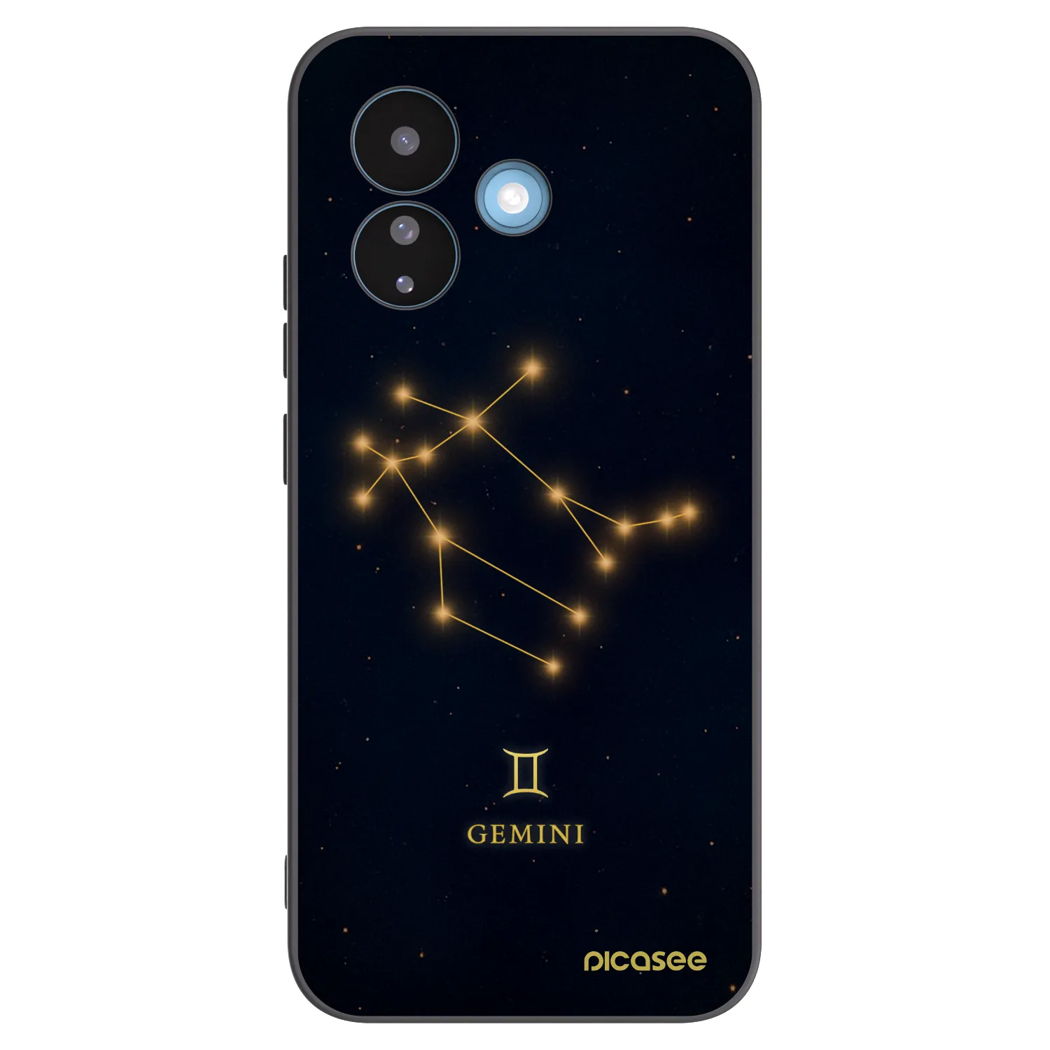 Picasee Xiaomi Redmi Note 17 Pro 5G Hülle - Schwarzes Silikon - GEMINI