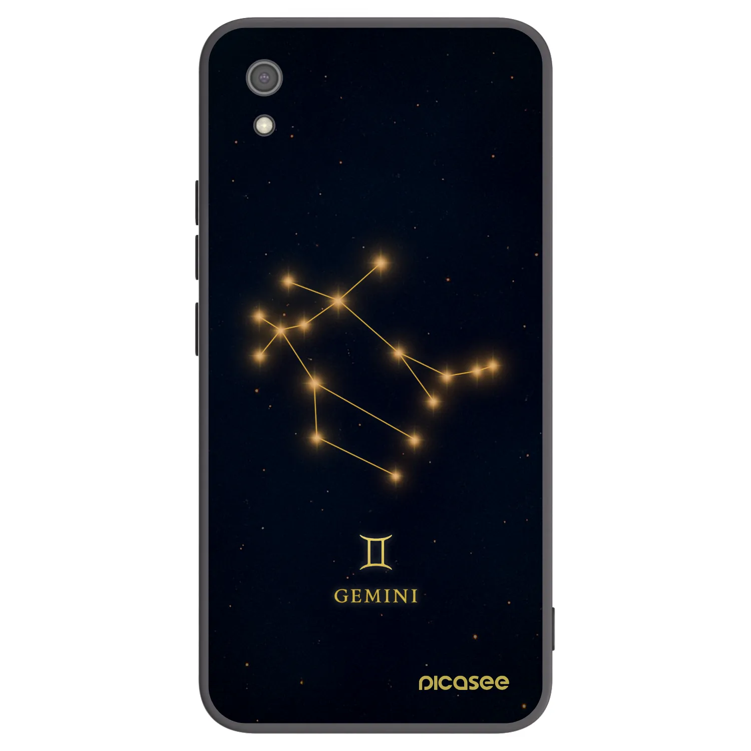 Picasee Xiaomi Redmi 7A Hülle - Schwarzes Silikon - GEMINI