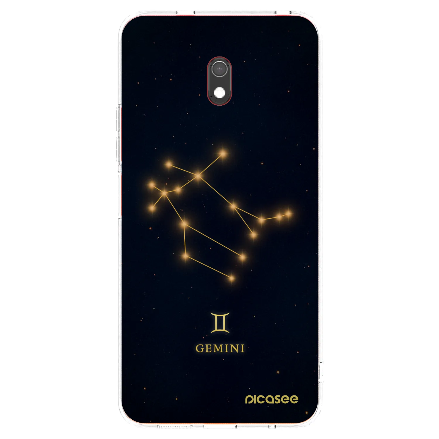 Picasee Xiaomi Redmi 8A Hülle - Transparentes Silikon - GEMINI