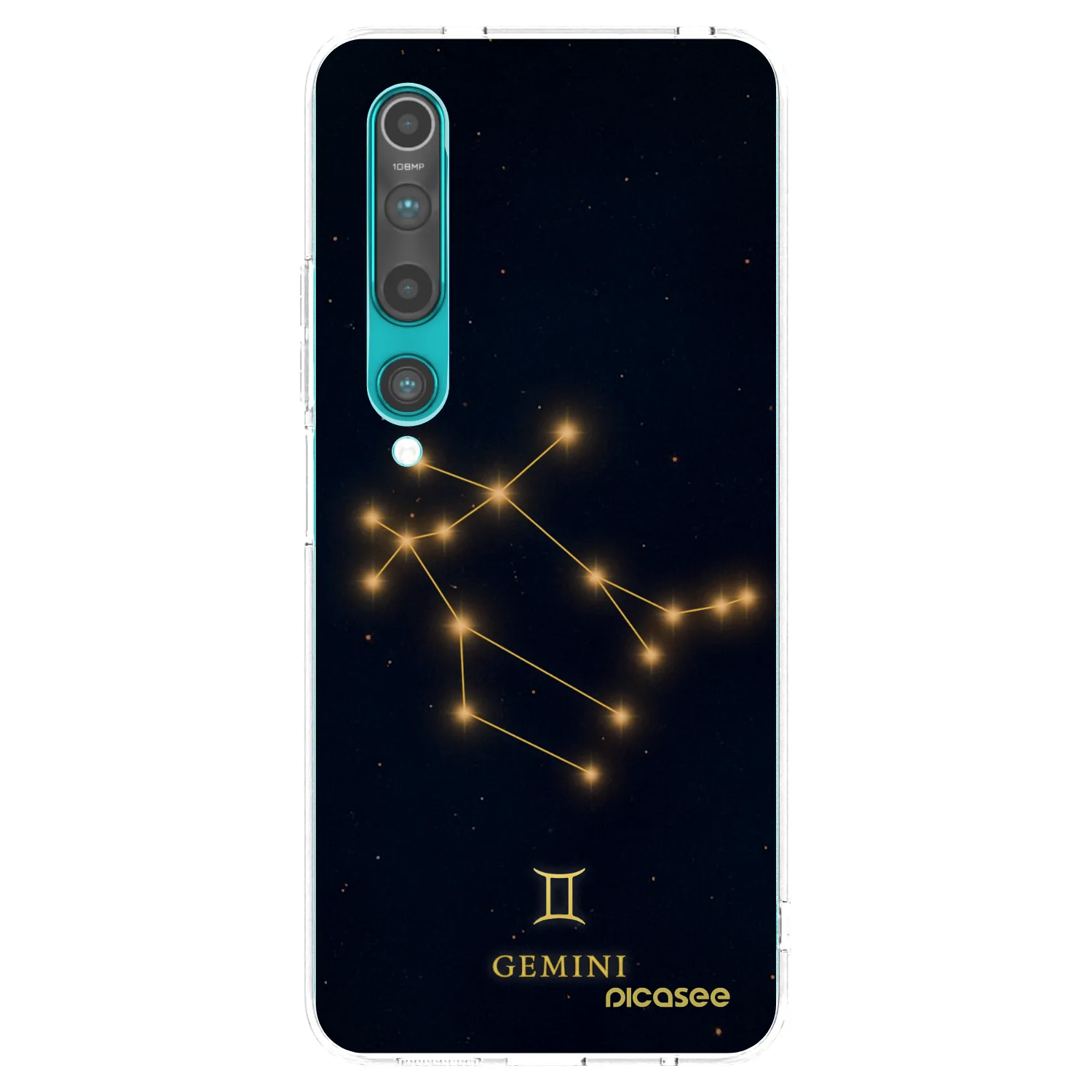 Picasee Xiaomi Mi 10 Hülle - Transparentes Silikon - GEMINI