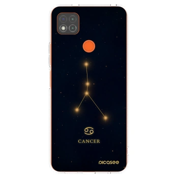 Picasee Xiaomi Redmi 9C Hülle - Transparentes Silikon - CANCER