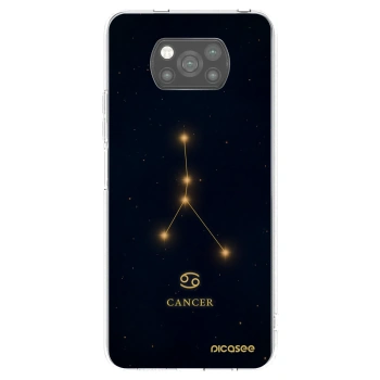 Picasee Xiaomi Poco X3 Hülle - Schwarzes Silikon - CANCER
