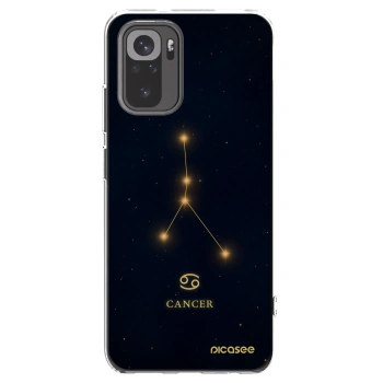 Picasee Xiaomi Redmi Note 10 Hülle - Transparentes Silikon - CANCER