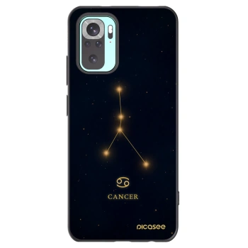 Picasee Xiaomi Redmi Note 10 Pro Hülle - Schwarzes Silikon - CANCER