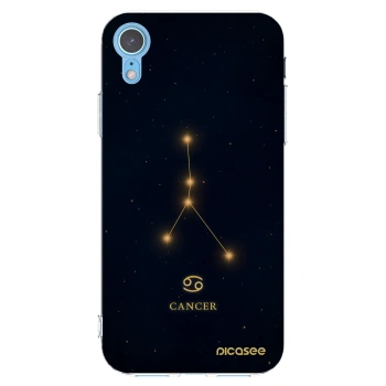 Picasee Apple iPhone XR Hülle - Transparentes Silikon - CANCER