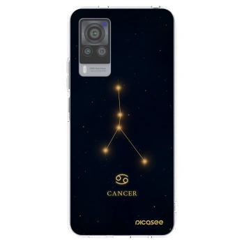 Picasee Vivo X60 Pro 5G Hülle - Transparentes Silikon - CANCER