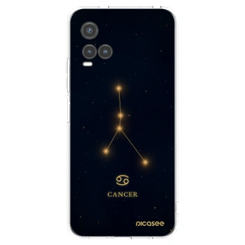Picasee Vivo Y33s Hülle - Transparentes Silikon - CANCER