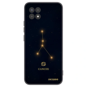 Picasee Realme 8i Hülle - Schwarzes Silikon - CANCER