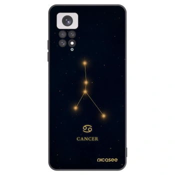 Picasee Xiaomi Redmi Note 11 Hülle - Schwarzes Silikon - CANCER