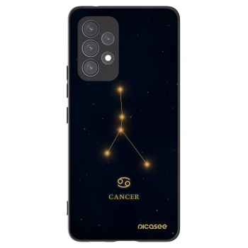 Picasee Samsung Galaxy A53 5G A536 Hülle - Schwarzes Silikon - CANCER