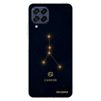 Picasee Samsung Galaxy M53 5G Hülle - Transparentes Silikon - CANCER