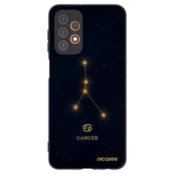 Picasee Samsung Galaxy A23 A235F 4G Hülle - Schwarzes Silikon - CANCER