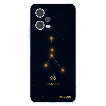 Picasee Xiaomi Redmi Note 12 5G Hülle - Transparentes Silikon - CANCER