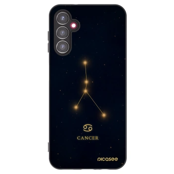 Picasee Samsung Galaxy A14 5G A146P Hülle - Schwarzes Silikon - CANCER