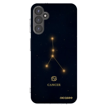 Picasee Samsung Galaxy A14 5G A146P Hülle - Transparentes Silikon - CANCER