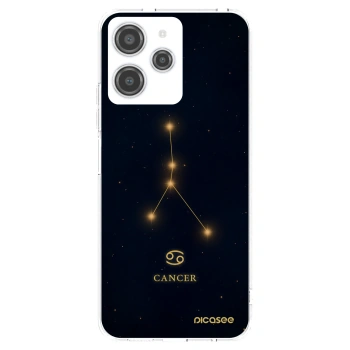 Picasee Xiaomi Redmi 12 4G Hülle - Transparentes Silikon - CANCER