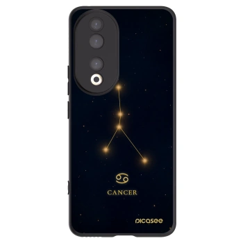 Picasee Honor 90 5G Hülle - Schwarzes Silikon - CANCER